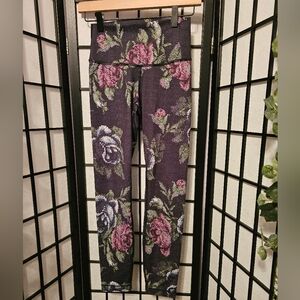 Lululemon Floral Leggings High Rise Full Length Yoga Pants Activewear